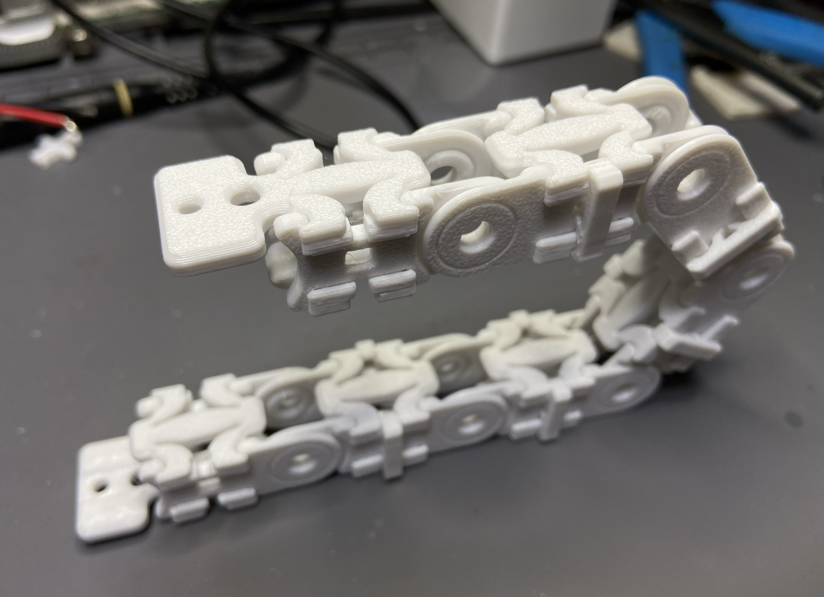 Miniatura 3 do modelo 3D 电缆拖链、坦克链、电缆保护链，模块化榫卯拼接