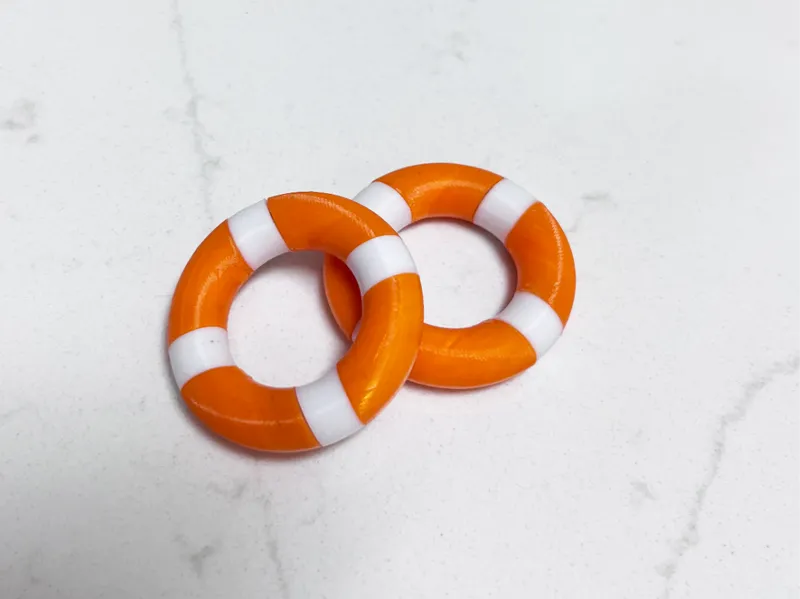 救生圈模型Life buoy（外径3.5cm）无需AMS