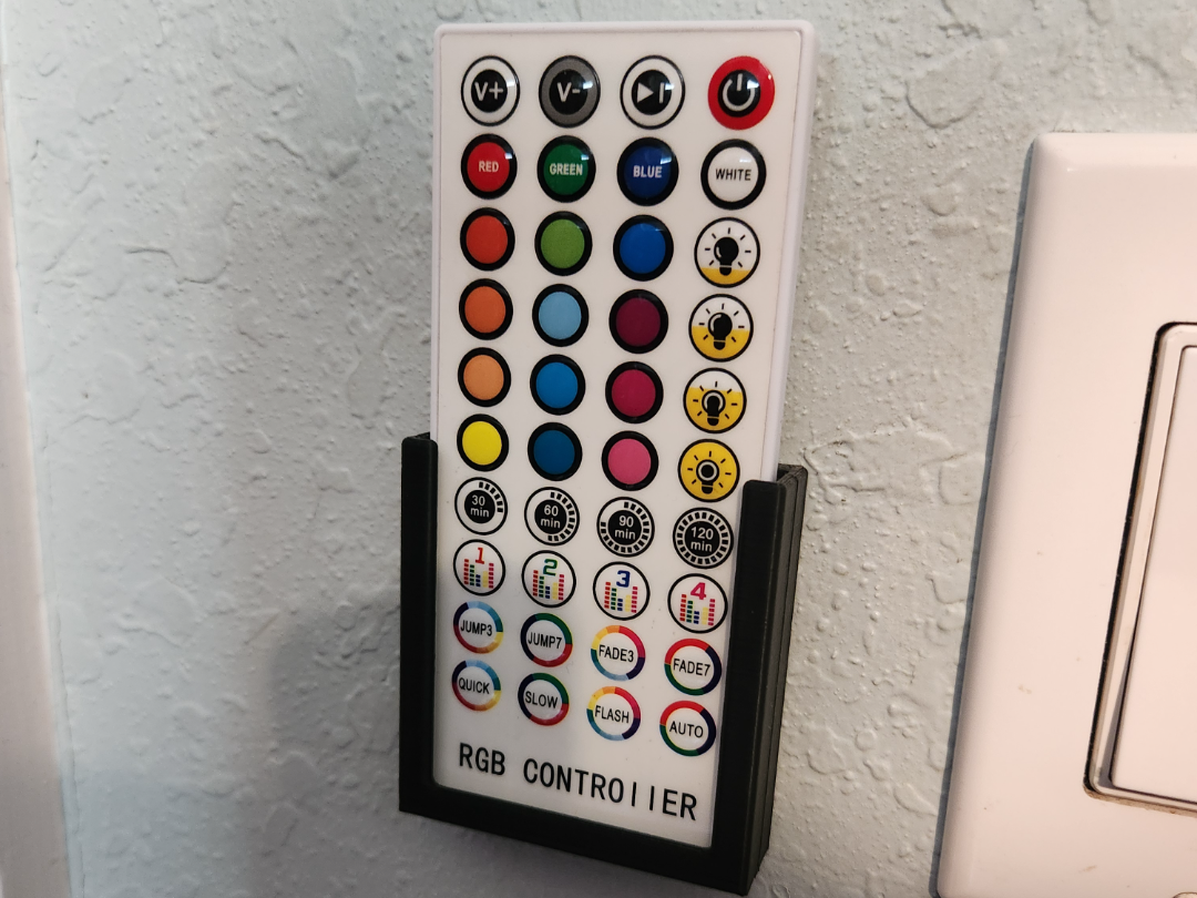 LED Strip Remote Holder