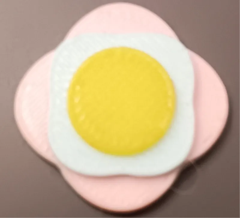 Flower fridge magnet.