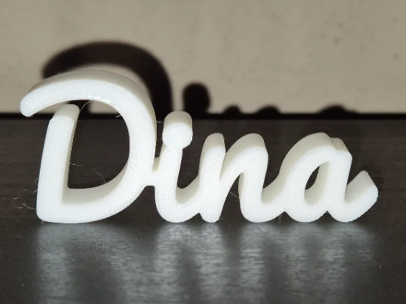 Dina Name Sign Display Decor