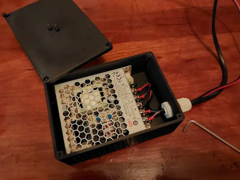 Power supply box For Meanwell 24V