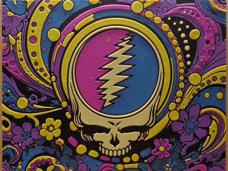 Grateful Dead Pop Art Hueforge
