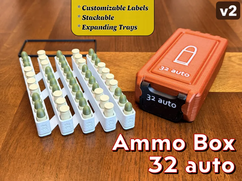 32 auto Ammo Box + Expanding Tray