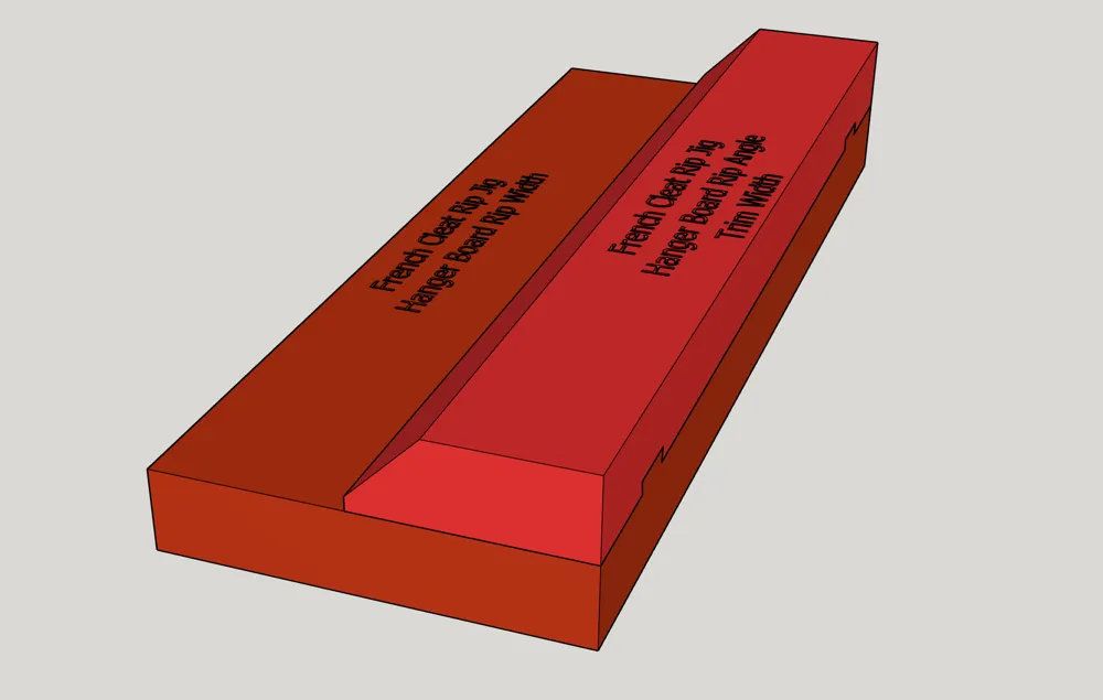 French Cleat Rip Fence Setup Jig - Free 3D Print Model - MakerWorld