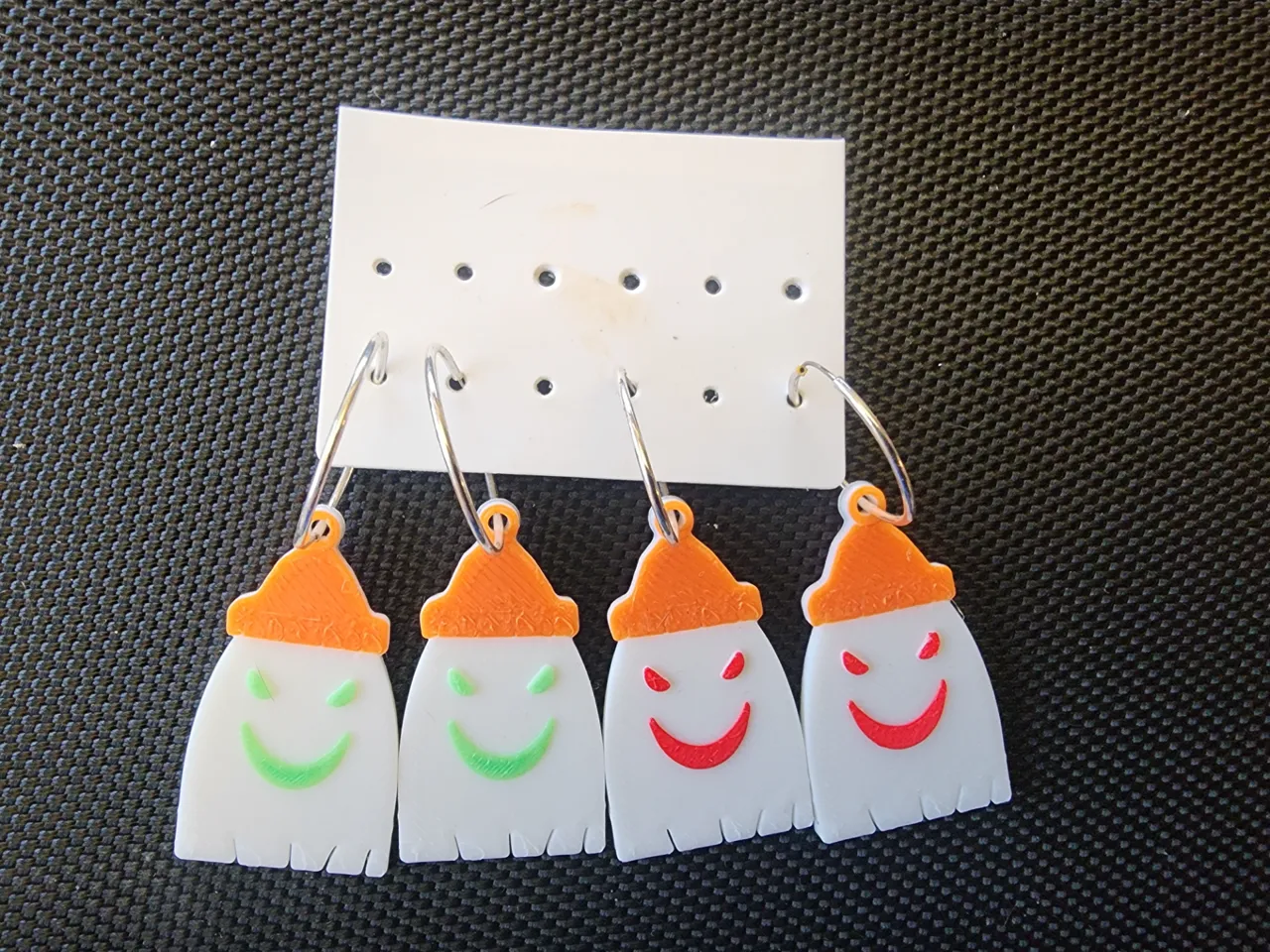 Devilishly Cute Halloween Ghost Earrings view 3