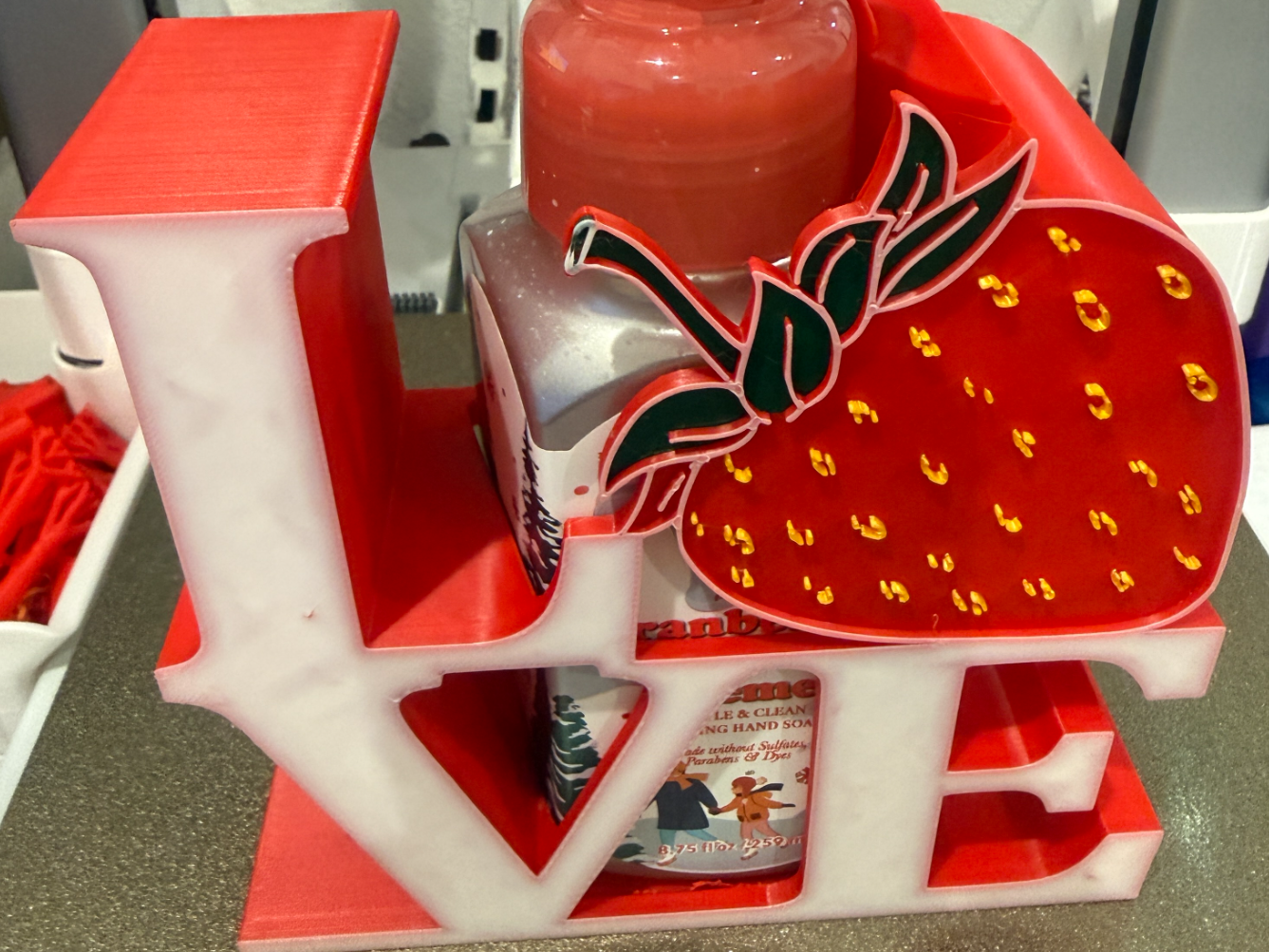 Strawberry Love BBW Soap Holder