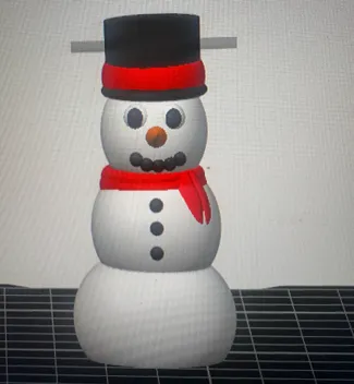 snow ornament 