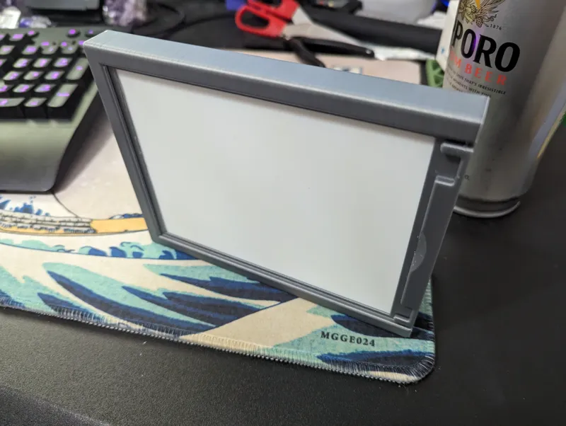 Bambu lithophane Frame with Integrated Litho Storage