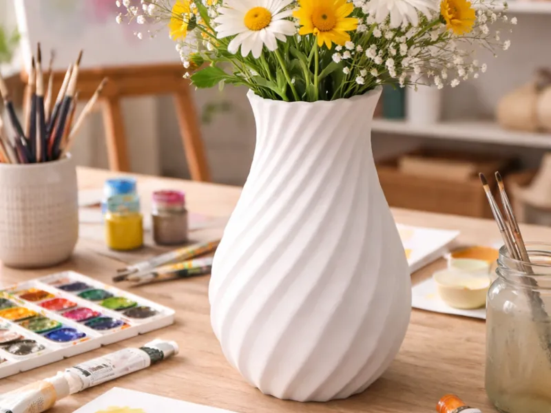 Elegant Vase – Clean Lines Edition