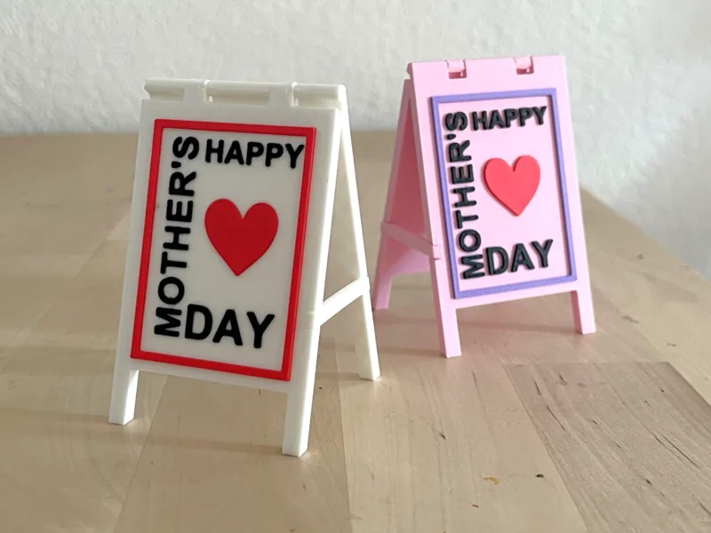 Mother’s Day A-Frame Sign – Print-in-Place