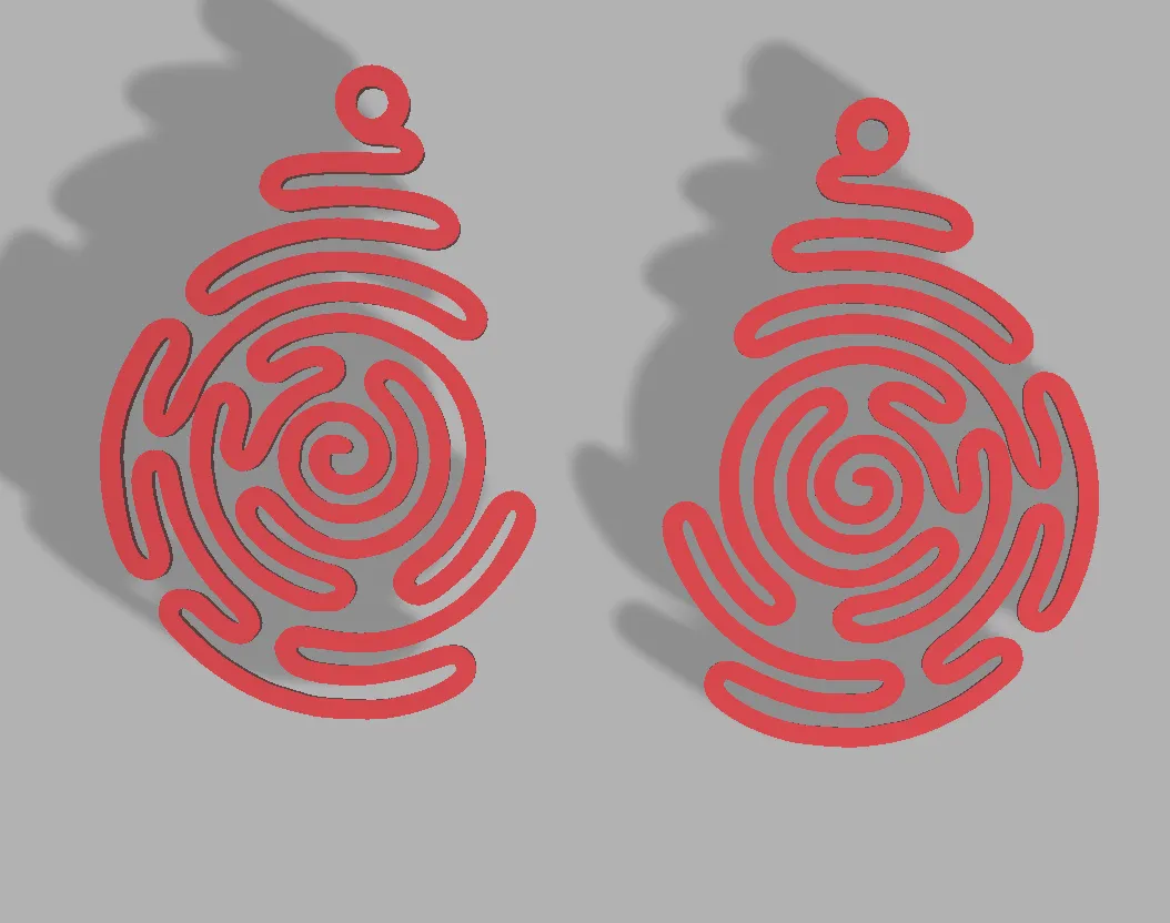 Labyrinth Earrings view 4