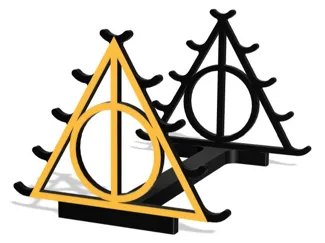 Harry Potter Deathly Hallows 9 Wand Stand