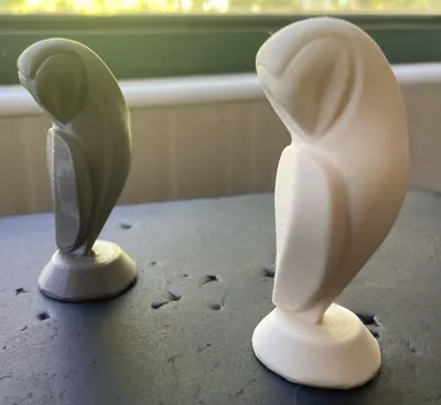 simple owl sculpture
