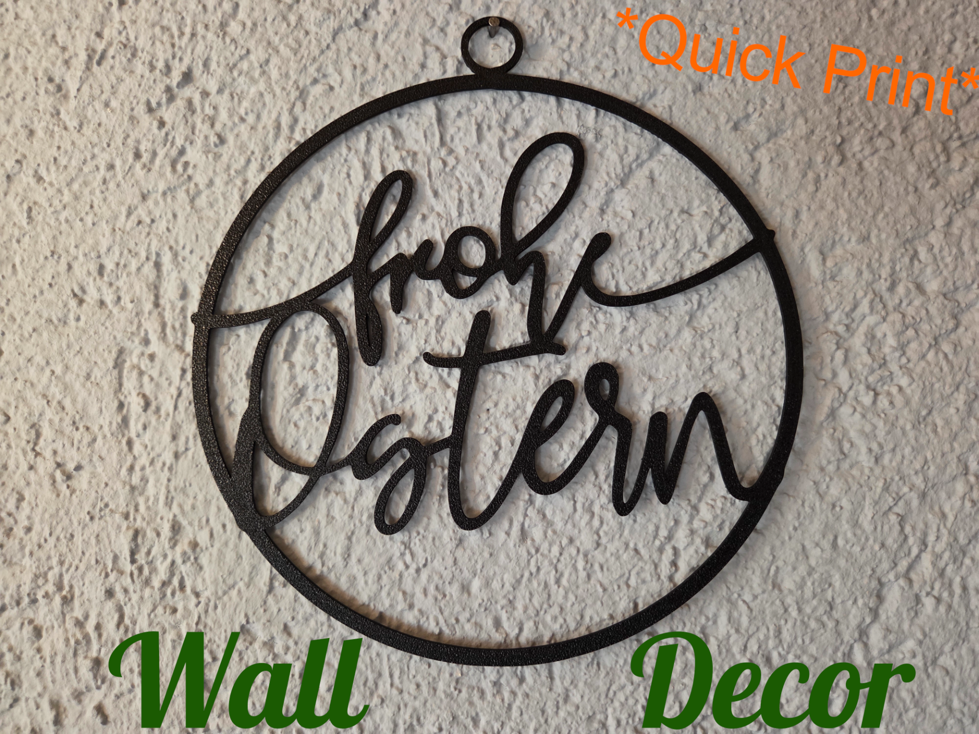 Frohe Ostern Wanddekoration