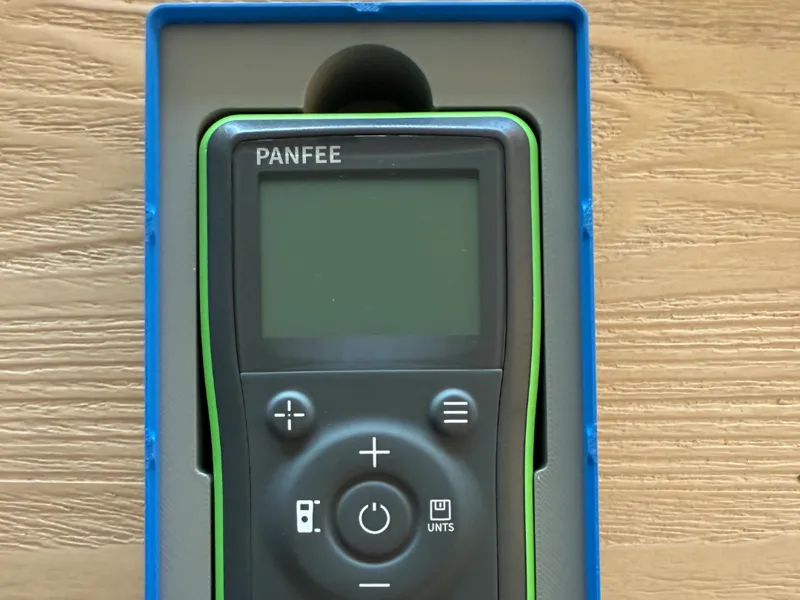 Gridfinity Bin for Panfee Laser Distance Meter