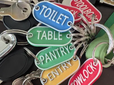 RV/Caravan Key Labels