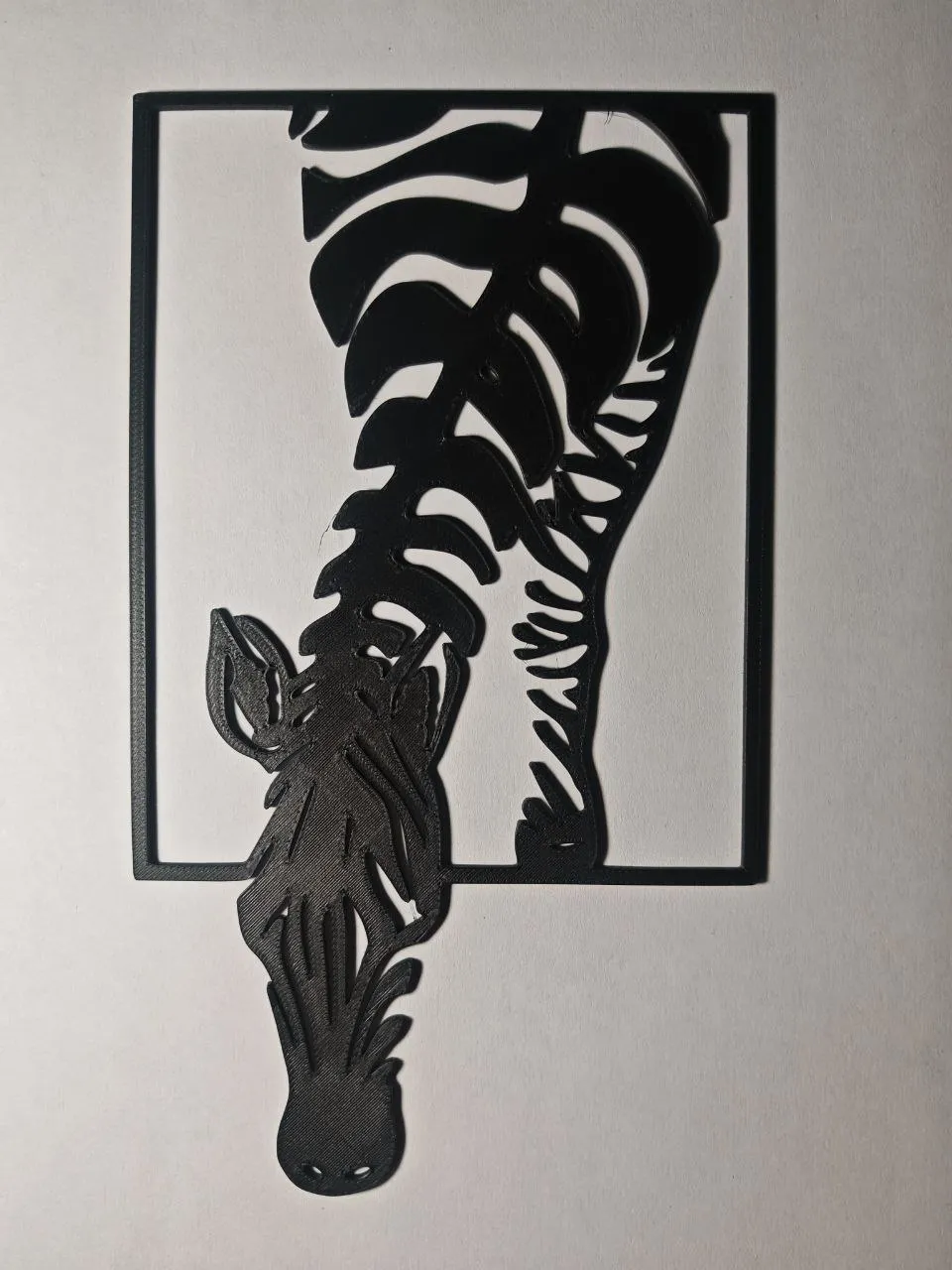 Zebra wall art - Free 3D Print Model - MakerWorld