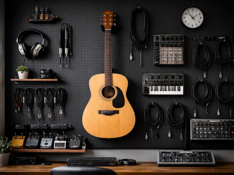 Pegboard (standard)  guitar mount