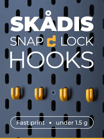 Soporte: IKEA Skadis Basics - Snap Lock Hooks — vista de referencia 2