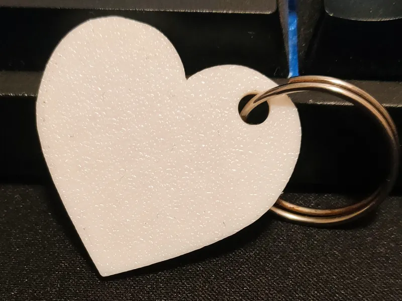 heart keychain