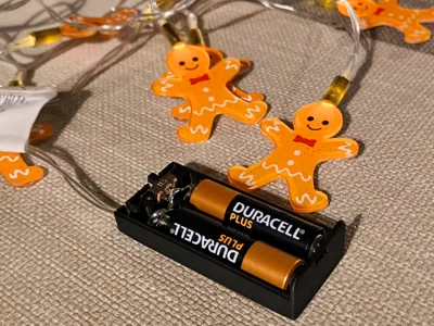 Double AA Battery Box
