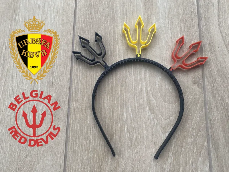 Belgian Red Devils Fan headband