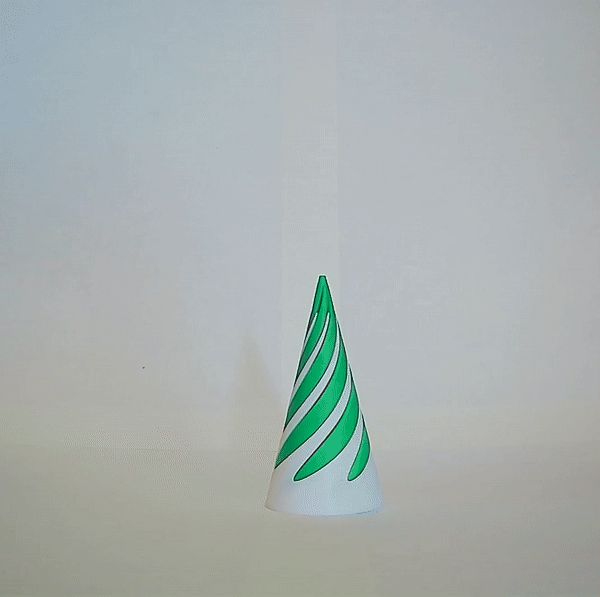 Spiral Passthrough Cone Vortex Fidget