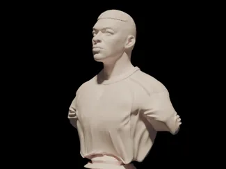 Kylian Mbappé Half Bust Statue
