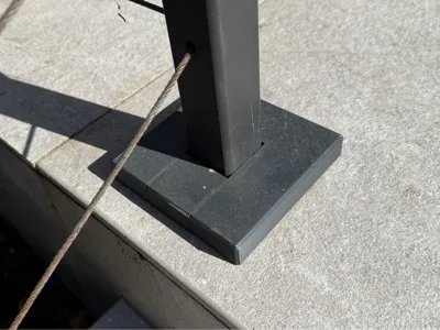 Stair Railing Base Cover - Tool-Less Assembly