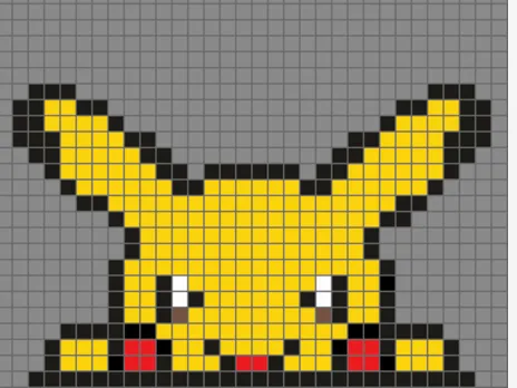 Pikachu Pixel Art