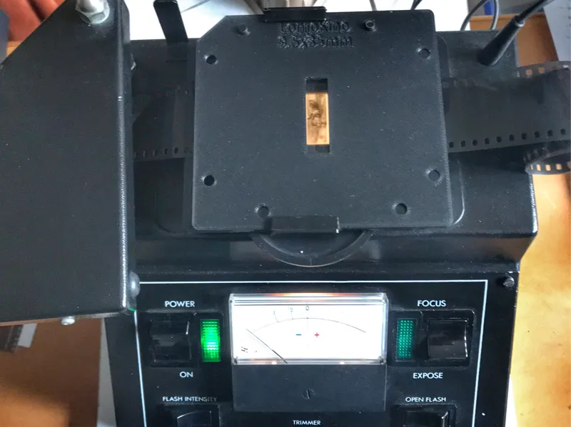 LomoKino mask for Bowens Illumitran slide copier