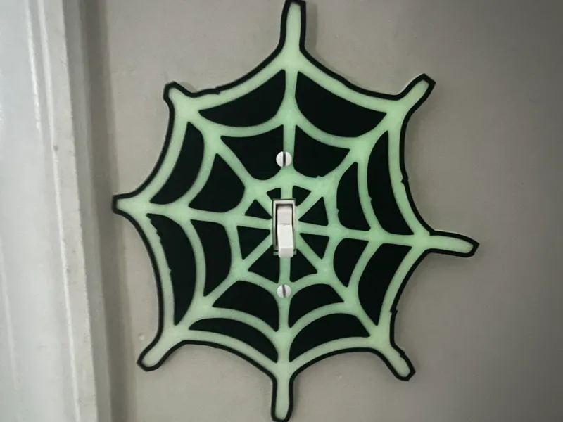 Spider Web Light Switch Cover