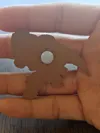 Red Astray (Fridge Magnet) - 0.08mm layer height, 1 wall, 100% infill