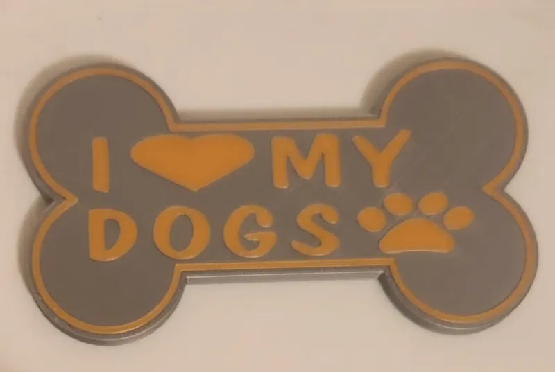 Love My Dogs Magnet