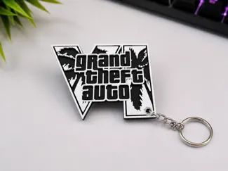 GTA VI Inspired Keychain