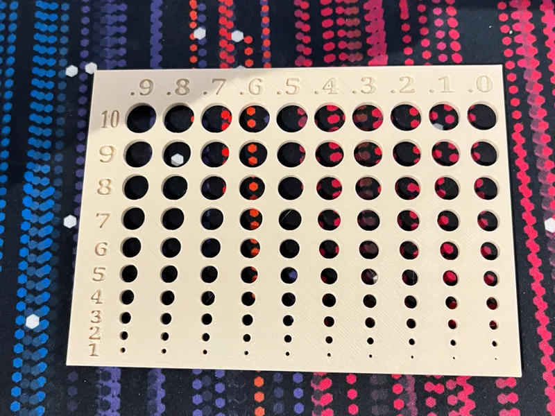 Round Magnet Clearance Tester