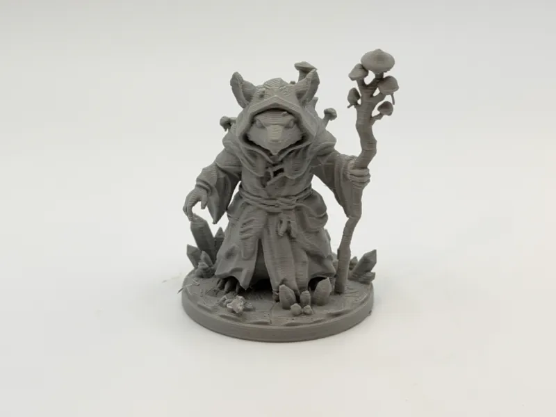 Woodland Mouse Druid - DnD Miniature