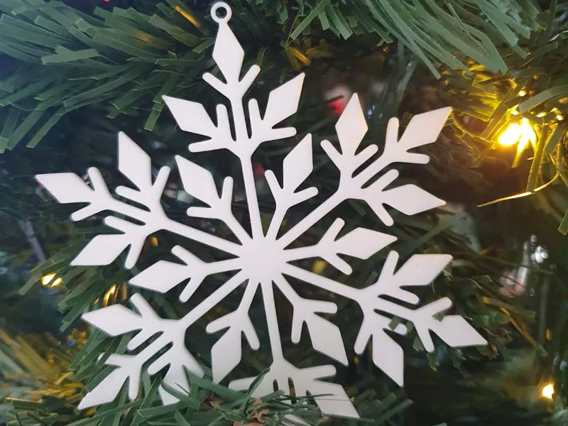 Christmas snowflake ornament 6