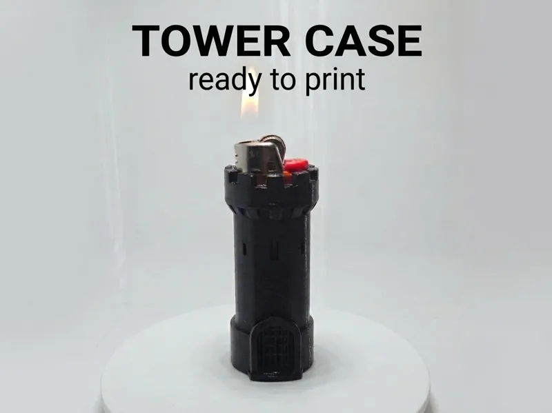TowerCase - Funda de Torre para encendedor BicMaxi