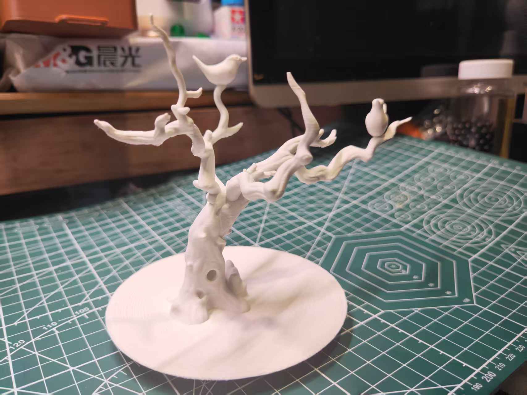 Miniatura 2 do modelo 3D 栖枝首饰台——珠宝的诗意舞台