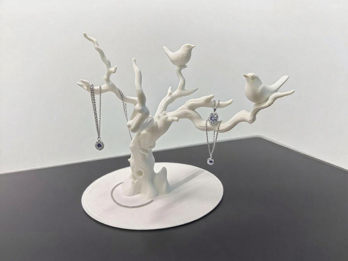 Miniatura 3 do modelo 3D 栖枝首饰台——珠宝的诗意舞台