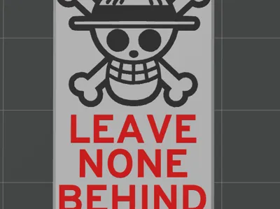 Safety whistle - Leave none behind