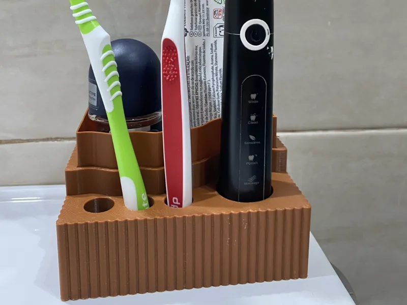 porta cepillos porta dentífrico  organizador 