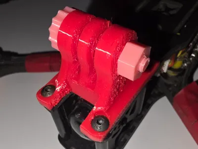 TPU GoPro Mount for Drone – 3D‑Printed Screw & Nut