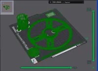 Nanodesigner profile for cardboard spool mandala