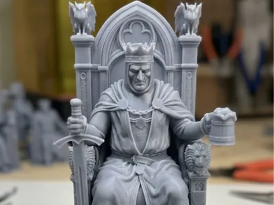 King on Throne