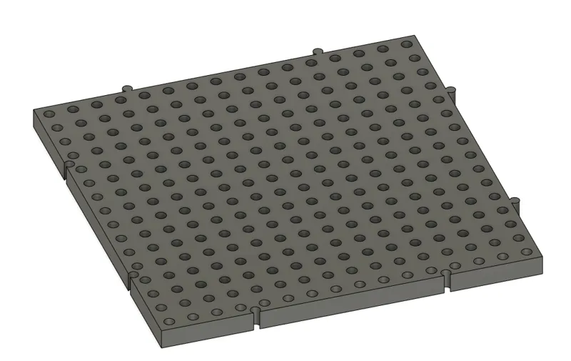 ToolGrid compatible 6x6 peg board