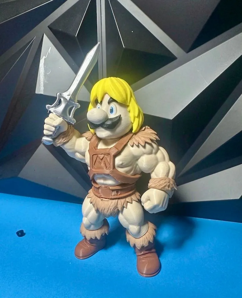 Mario Bárbaro - Modelo gratuito para impressão 3D - MakerWorld