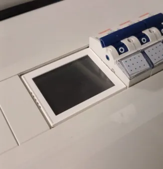 Sonoff DIN rail flush mount